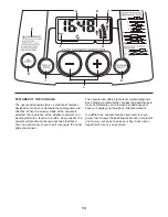 Preview for 10 page of Image Fitness 7.8 Elliptical User Manual