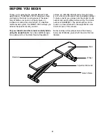 Предварительный просмотр 4 страницы Image Fitness HGBE89910 User Manual