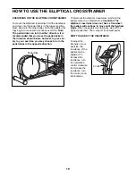 Preview for 10 page of Image Fitness Image 2.2E User Manual