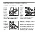 Preview for 14 page of Image Fitness Image 2.2E User Manual