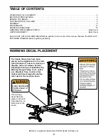 Preview for 2 page of Image Fitness Image 5.2 User Manual