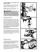 Preview for 16 page of Image Fitness Image 5.2 User Manual