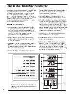 Preview for 6 page of Image Fitness Image 7.0 User Manual