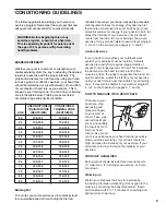 Preview for 9 page of Image Fitness Image 7.0 User Manual