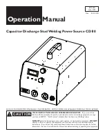 Image Industries CD 110 Operation Manual preview