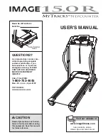 Предварительный просмотр 1 страницы Image 15.0r Treadmill User Manual