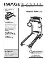 Image 17.0 R Treadmill User Manual preview