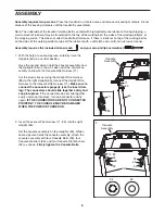 Preview for 6 page of Image 23.0 Q Treadmill User Manual