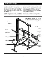 Preview for 4 page of Image 4.8 Limited Edition Bench User Manual