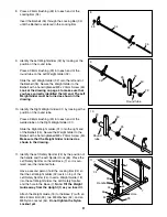 Preview for 9 page of Image 4.8 Limited Edition Bench User Manual