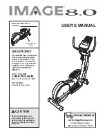 Image 8.0 Elliptical User Manual preview