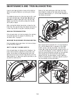 Preview for 14 page of Image 8.0 Elliptical User Manual