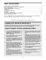 Preview for 2 page of Image 831.100430 (French) Livret D'Instructions Manual