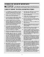 Preview for 3 page of Image 831.105071 (French) Livret D'Instructions Manual