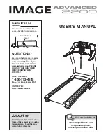 Preview for 1 page of Image Advanced 2200 User Manual