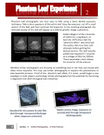 Preview for 8 page of Images Scientific Instruments Kirlian Photography Device 5 Manual And Instructions