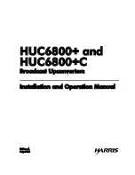 Preview for 3 page of Imagine communications Selenio 6800 HUC6800 Installation And Operation Manual