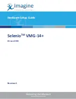 Imagine communications Selenio VMG-14+ Hardware Setup Manual preview