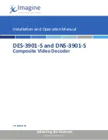 Imagine DES-3901-S Installation And Operation Manual preview