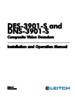 Preview for 4 page of Imagine DES-3901-S Installation And Operation Manual