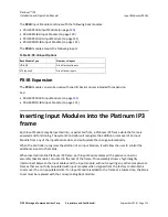 Preview for 112 page of Imagine Platinum IP3 Installation And Operation Manual