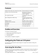 Preview for 89 page of Imagine Platinum VX Installation And Operation Manual