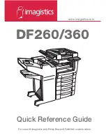 imagistics DF260 Quick Reference Manual preview