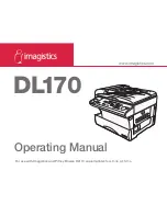 Preview for 1 page of imagistics DL170 Operating Manual