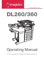 Preview for 1 page of imagistics DL260 Operating Manual