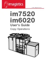 Preview for 1 page of imagistics im6020 User Manual