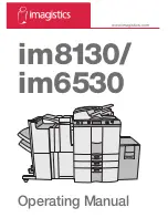 Preview for 1 page of imagistics im6530 Operating Manual