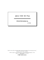 Preview for 1 page of Imaje Jaime 1000 S4 Plus Manual