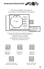 Preview for 21 page of iMARC VET TAG Engraver User Manual