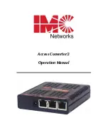IMC Networks Access Converter/3 Operation Manual preview