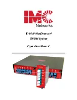 Предварительный просмотр 1 страницы IMC Networks IE-iMcV-MuxDemux/4 Operation Manual