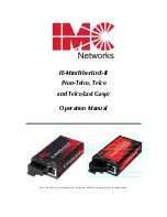 IMC Networks IE-MiniFiberLinX-II Operation Manual preview