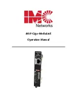 IMC Networks iMcV-Giga-MediaLinX Operation Manual preview