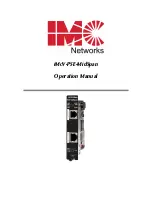 IMC Networks iMcV-PSE-MidSpan Operation Manual предпросмотр