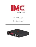 IMC Networks iMediaChassis/3 Operation Manual предпросмотр