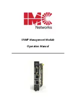 Предварительный просмотр 1 страницы IMC Networks Management Module SNMP Operation Manual