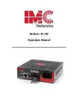 IMC Networks McBasic 10/100 Operation Manual предпросмотр