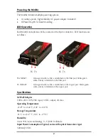 Предварительный просмотр 5 страницы IMC Networks MiniMc TP-TX/FX Operation Manual