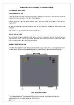 Preview for 4 page of IMC F78/061 Operating, And Servicing  Instructions