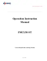 Предварительный просмотр 1 страницы IMC IMCLM-ST Operation & Instruction Manual