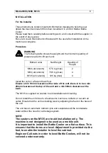 Preview for 8 page of IMC MISTRAL 13 Series Installation And Operating Manual