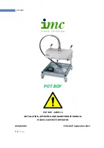 Preview for 1 page of IMC POT BOY 6 Series Installation, Operating And Maintenance Manual