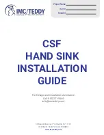 IMC Teddy CSF Installation Manual preview