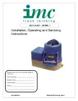 Предварительный просмотр 1 страницы IMC VQ3.5 1 Series Instructions Manual