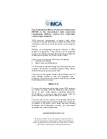 Предварительный просмотр 2 страницы IMCA Mini RadaScan Owner'S Manual