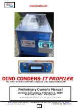 Imdes DINO-CONDENS-IT Owner'S Manual preview